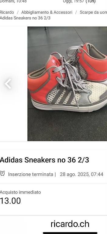 Herrenschuhe: Sneaker Adidas – Gebraucht aus Gordola von carola67 1