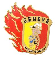 U422 - Pin Feuerwehr Genf / Sapeurs - Pompiers Geneve