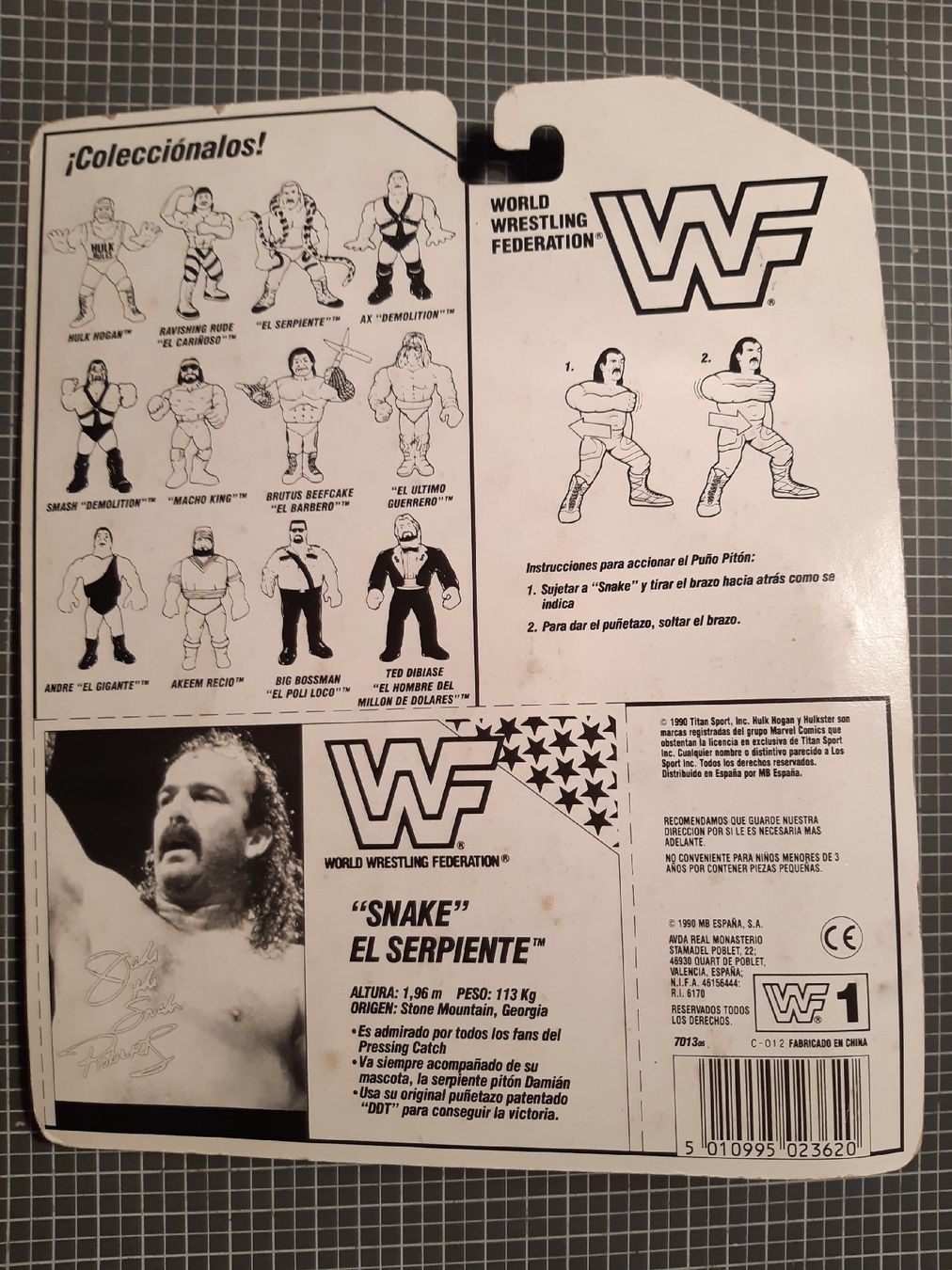 Hasbro Figuren: Wrestling Figur Jake the Snake Roberts1990 – Neu und originalverpackt aus Sarnen von rockola02 1
