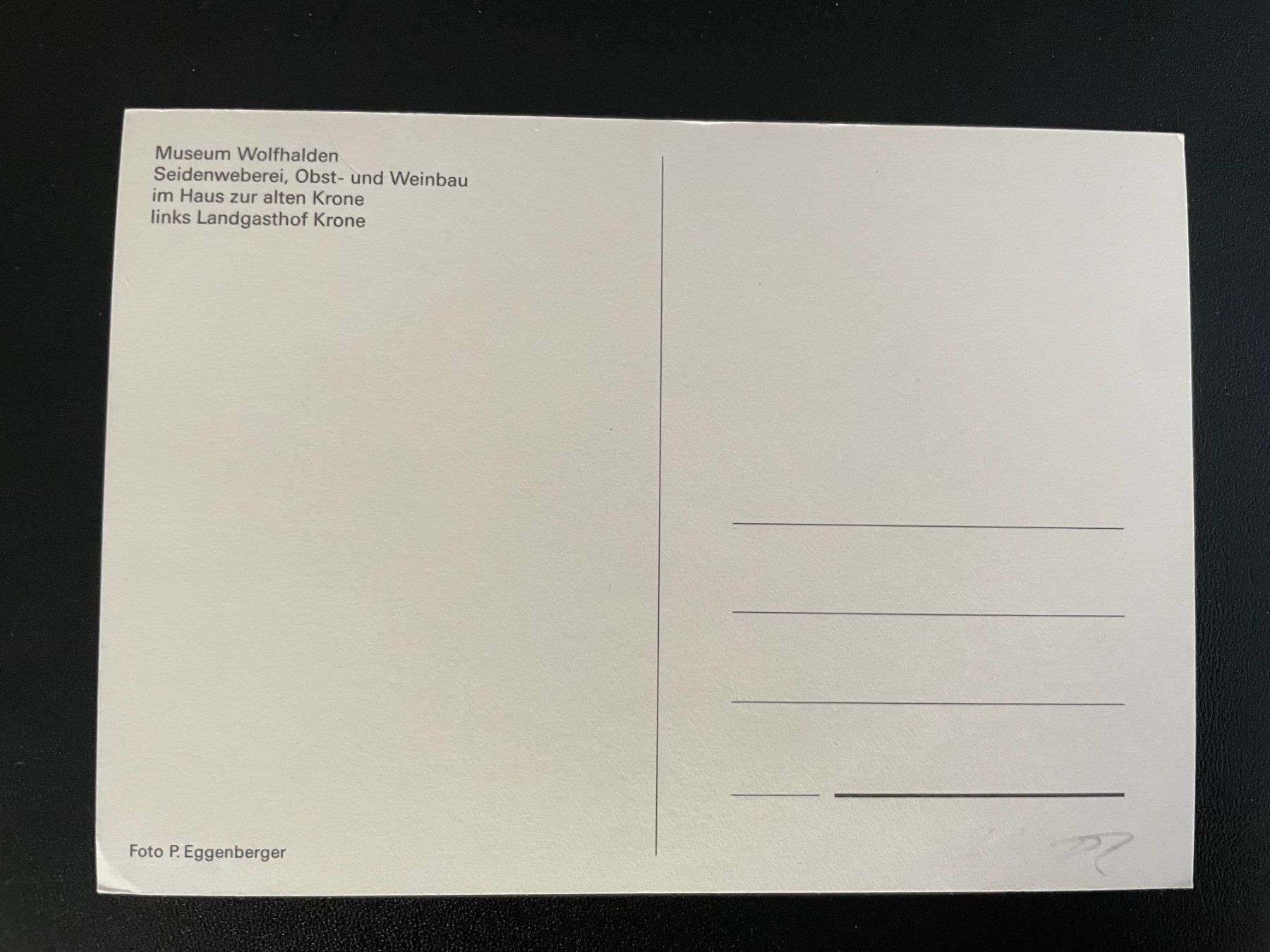 Cartoline postali: AK AR Wolfhalden, Museum – Usato da Thal venduto da Danny82 1