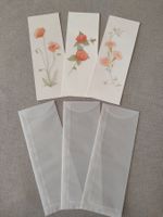 6 Karten mit Couverts aus China