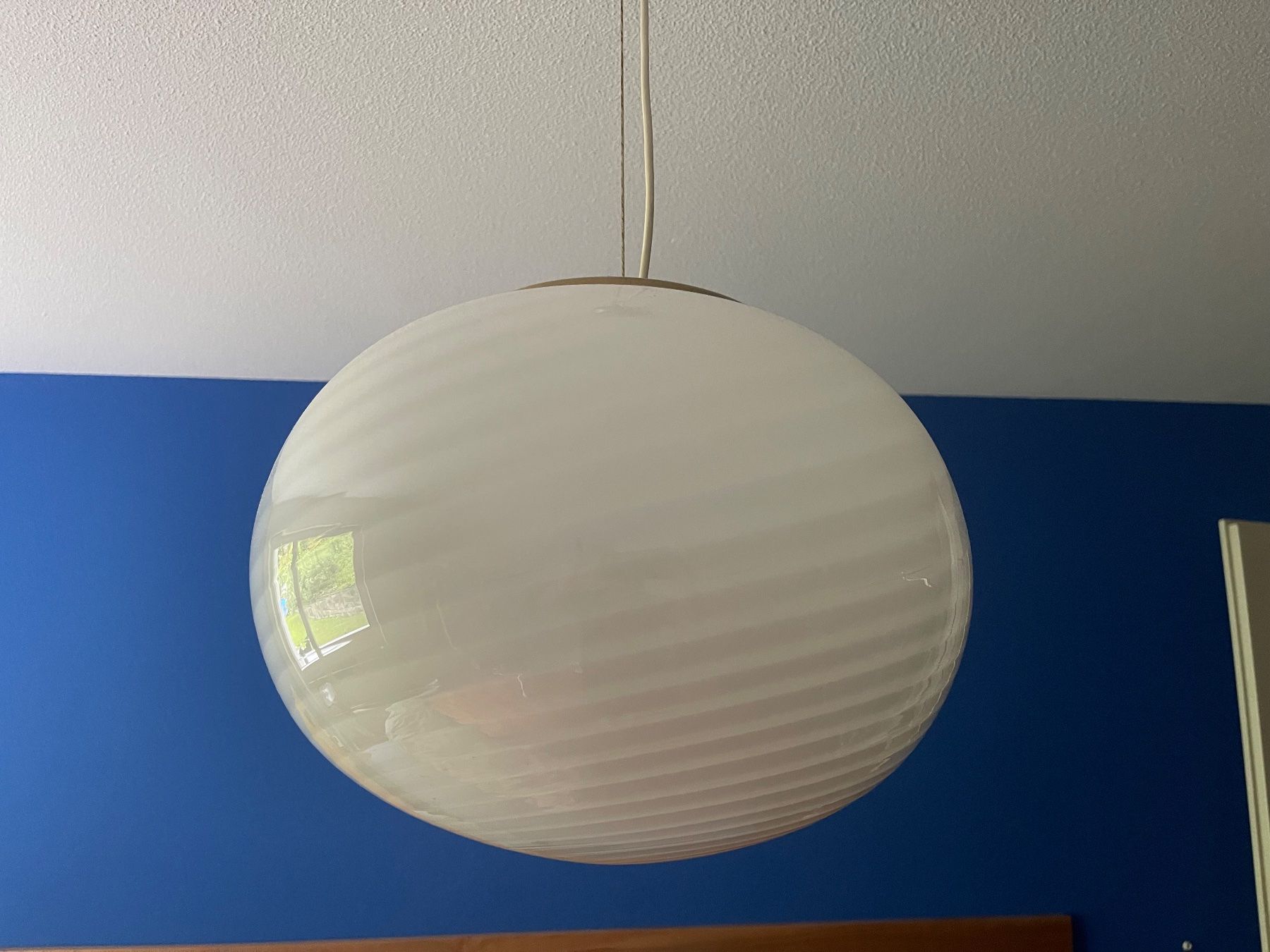 Murano Lampen: Zwei originale Murano Nachttischlampen mit Deckenlampe – Gebraucht aus Luzern von Brunella0 2