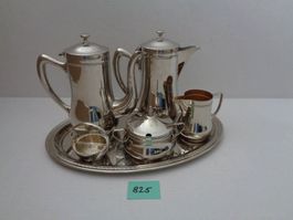 Tee-Set Chrom 6-teilig - Jugendstil