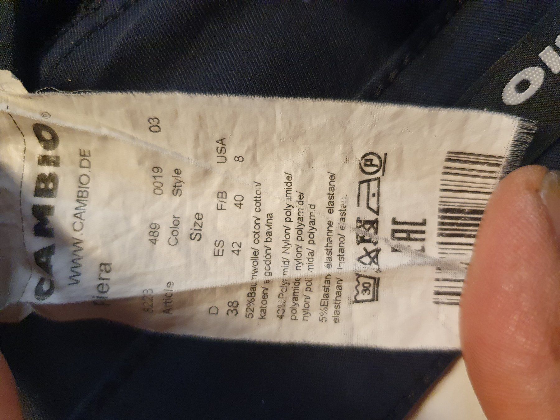 Cambio Jeans: Cambio Jeans schwarz grösse 42 – Gebraucht aus Zürich von loosebone 7