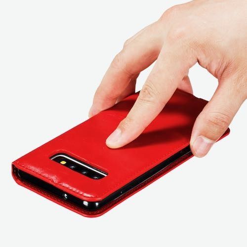 Samsung Cover & Protezioni schermo: Samsung S10/ S10 Plus / S10 e/S10 5G - Etui rouge – Nuovo e nell'imballaggio originale da Mont-sur-Lausanne venduto da Fun_Case 2