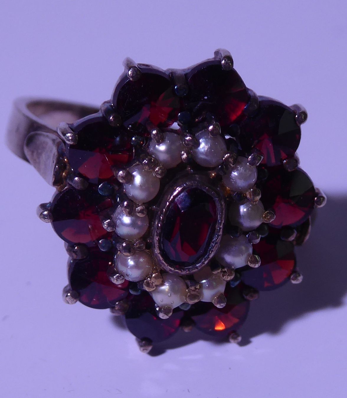 Bagues: Ring/Silber/Granat/Halbedelsteine – D'occasion à Bern par blaukreuz-brocki_BE 3