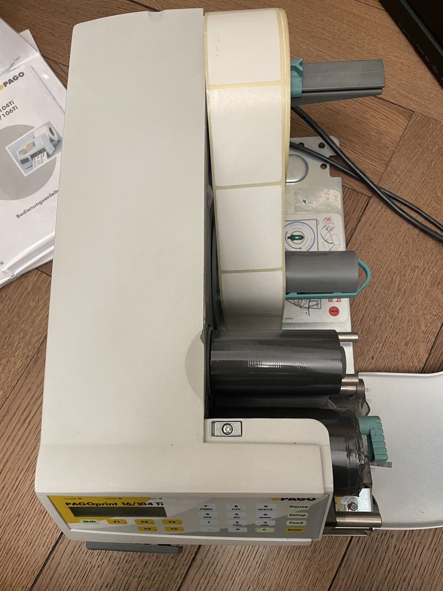 Stampanti: PAGOptiprint 16/104 Ti Ettikettendrucker – Usato da Gelterkinden venduto da highfligh 1