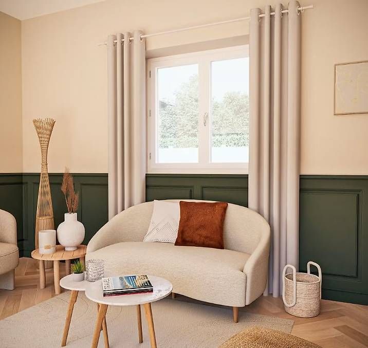 Maisons du monde Sofas: 2/3 Sitzer Sofa Bouclé Bezug, weiss – D'occasion à Uster par RogerMartyUster