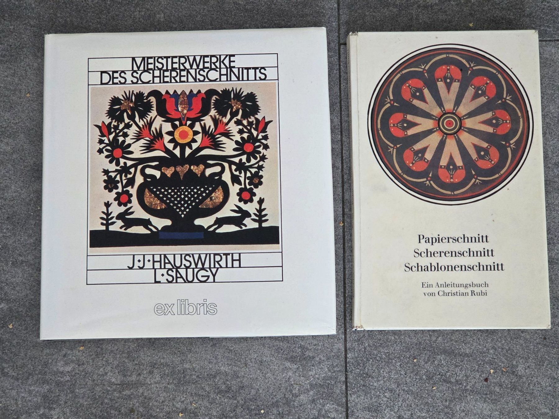 Libri: 4 Scherenschnitt Bücher – Usato da Münsingen venduto da Sokilein