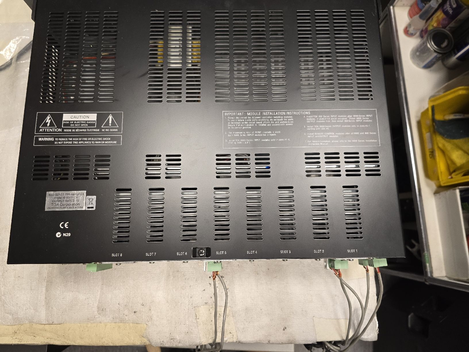 Console di mixaggio: Toa Electronics M-9000 - Modular Digital Matrix Mixer – Usato da Zürich venduto da Roy-Events-Zurich 7