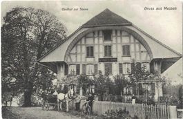 Messen SO Zur Sonne Gasthof  Nr.153  , 1908
