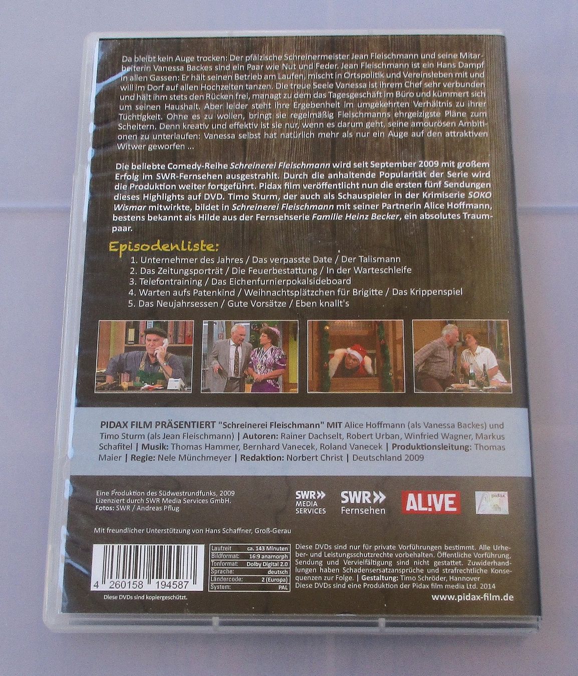 Alle DVDs: SCHREINEREI FLEISCHMANN - 1. Staffel 2-DVD – Gebraucht aus Wattwil von Muriel10 1