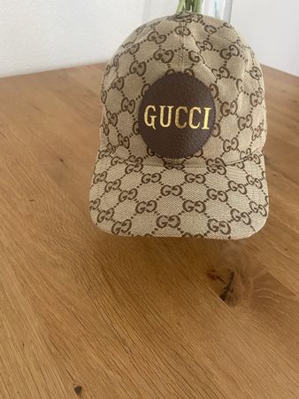 Gucci Cap M 58cm GG Muster Beige Braun Top Zustand ! ☀️ (58)