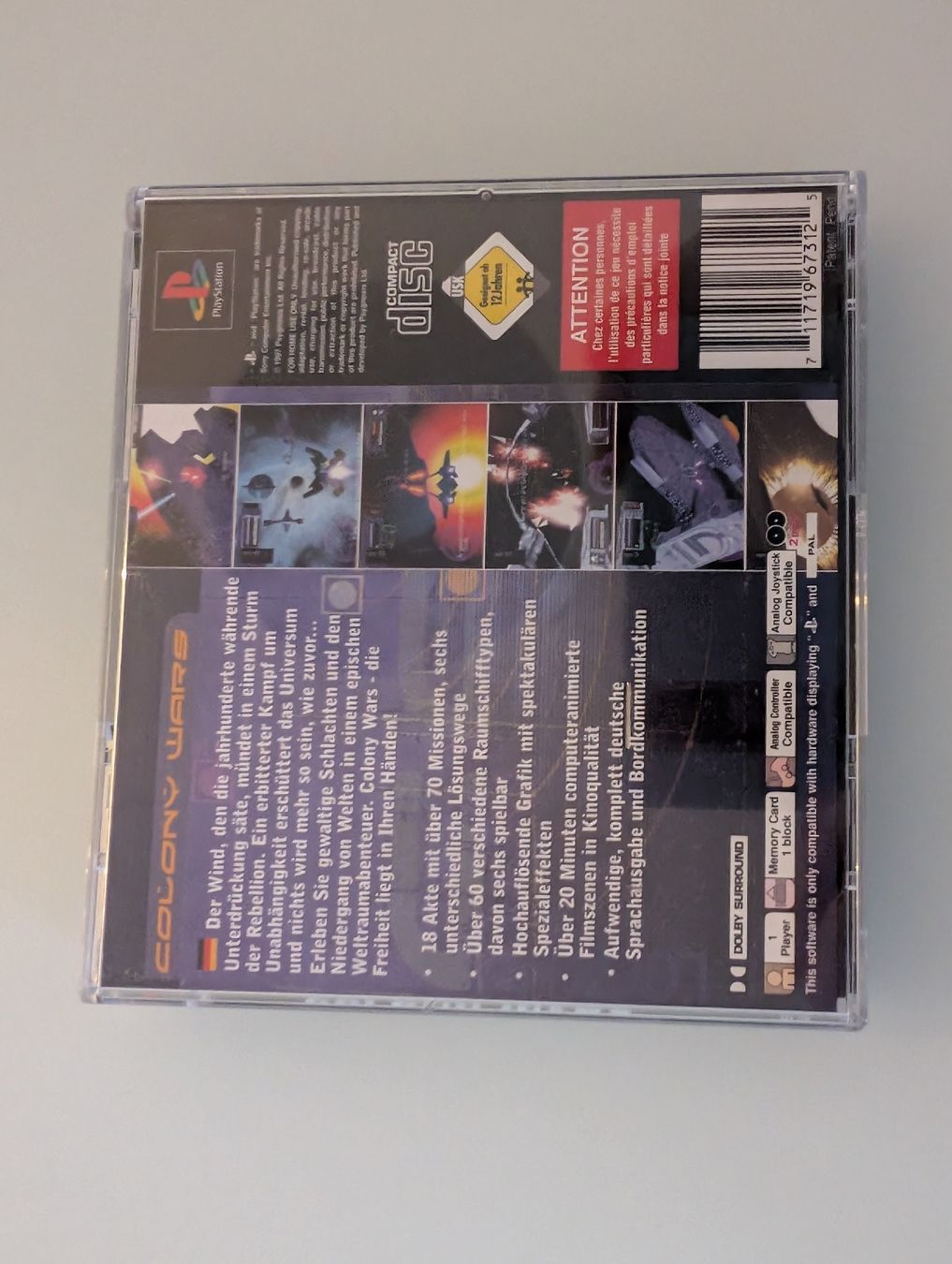 Sony Giochi: Colony Wars (PS1) – Usato da Winterthur venduto da sax8400 2