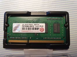 RAM Transcend 2GB DDR3 SO-DIMM RAM 1600MHz