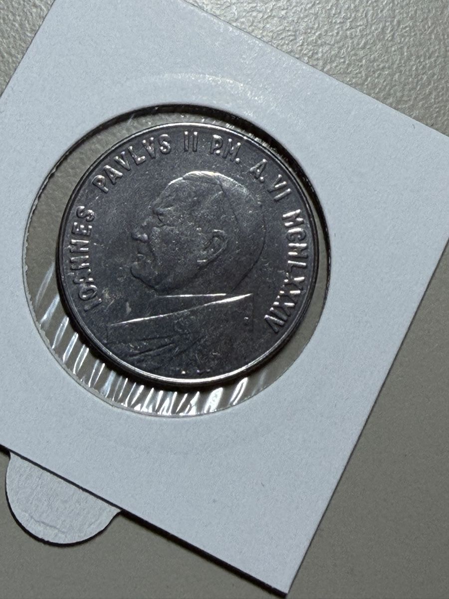 Alle Münzen: Vatican - 100 lires - 1984 – Gebraucht aus Payerne von Mike1682 1