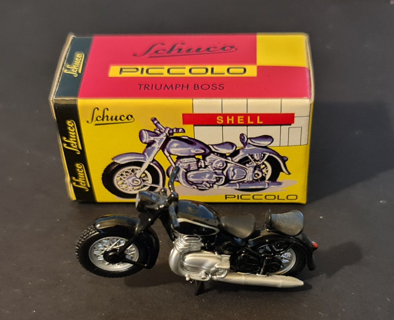 Schuco Kits de montage: Triumph Motorcycle Boss Schuco Piccolo Shell with Box – Neuf avec emballage d'origine à Meyrin par 126b