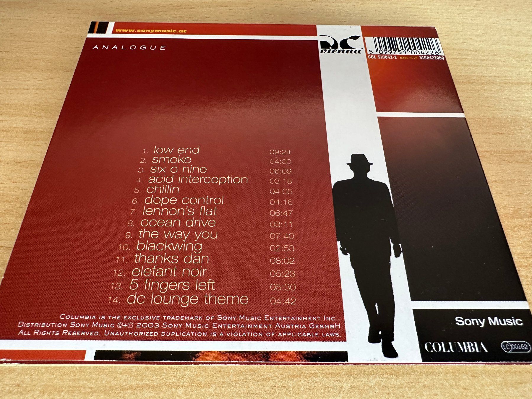 CD: Vienna D.C. – Analogue – Usato da Rikon im Tösstal venduto da Alpenmutz 1