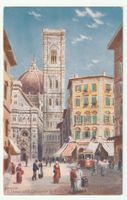 Postkarte Firenze - Vista della Cupola e Campanile di Giotto