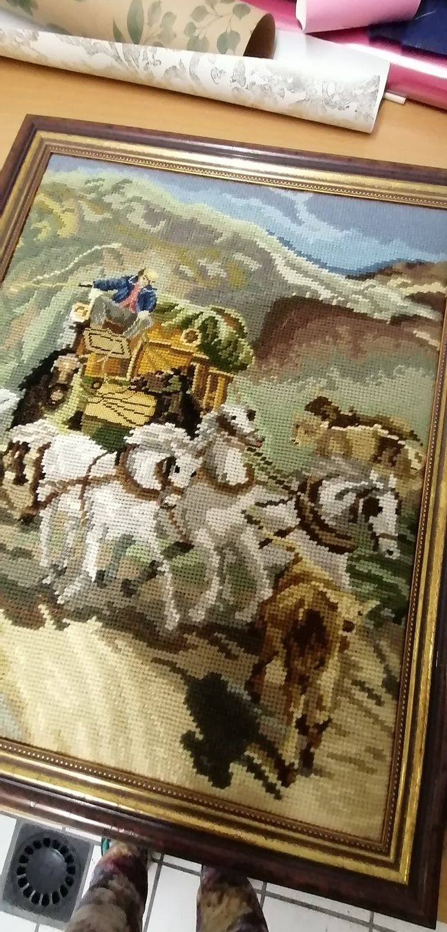 Foto & Immagini: Gobelin "Gotthardpost" – Usato da Sulgen venduto da bfederle