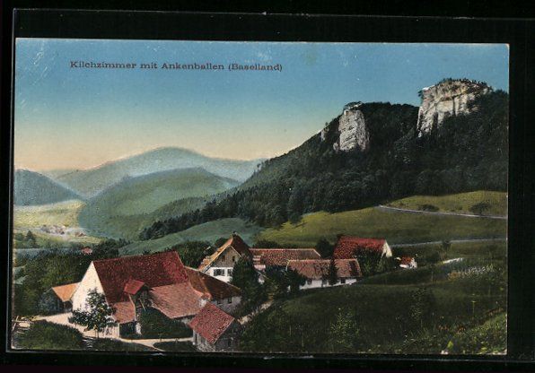 Cartoline postali: Kilchzimmer, Ortsansicht mit Ankenballen – Usato da Berlin venduto da bartko-reher