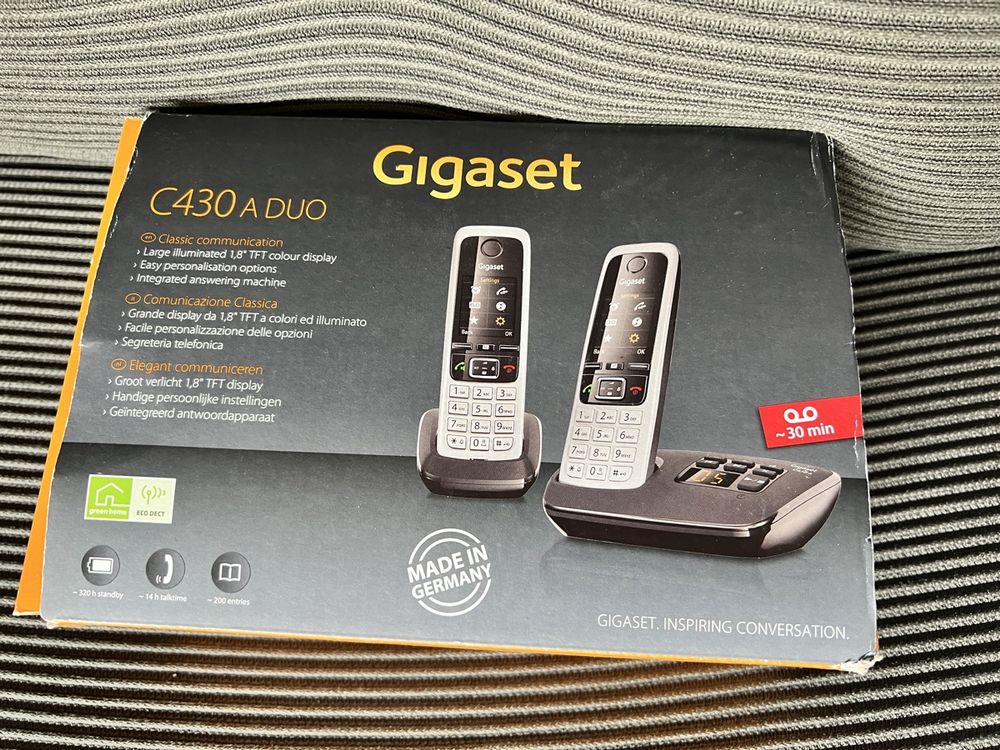 Ricambi Originali Gigaset Clip Per Cintura Gigaset C430 - Originale, Colore Nero Accessorio Telefono