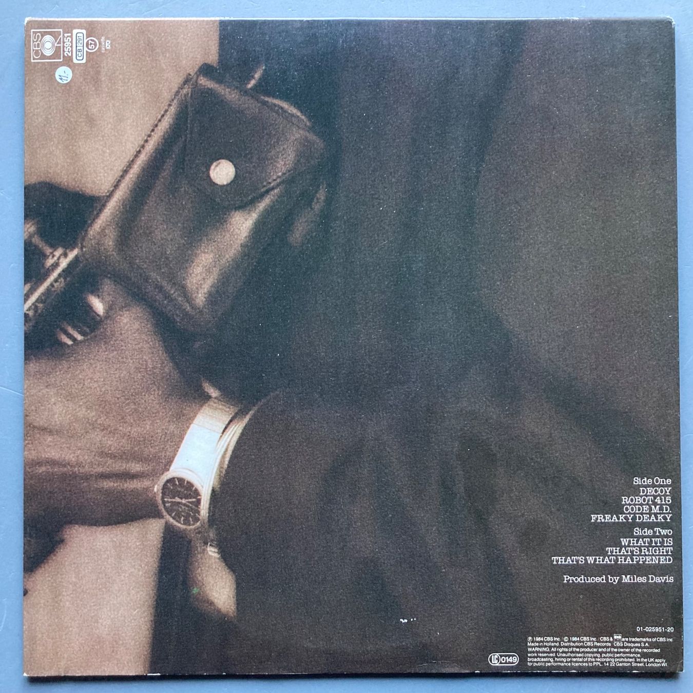 Vinyles: MILES DAVIS - DECOY – D'occasion à Poliez-Pittet par Newtown-Records 1