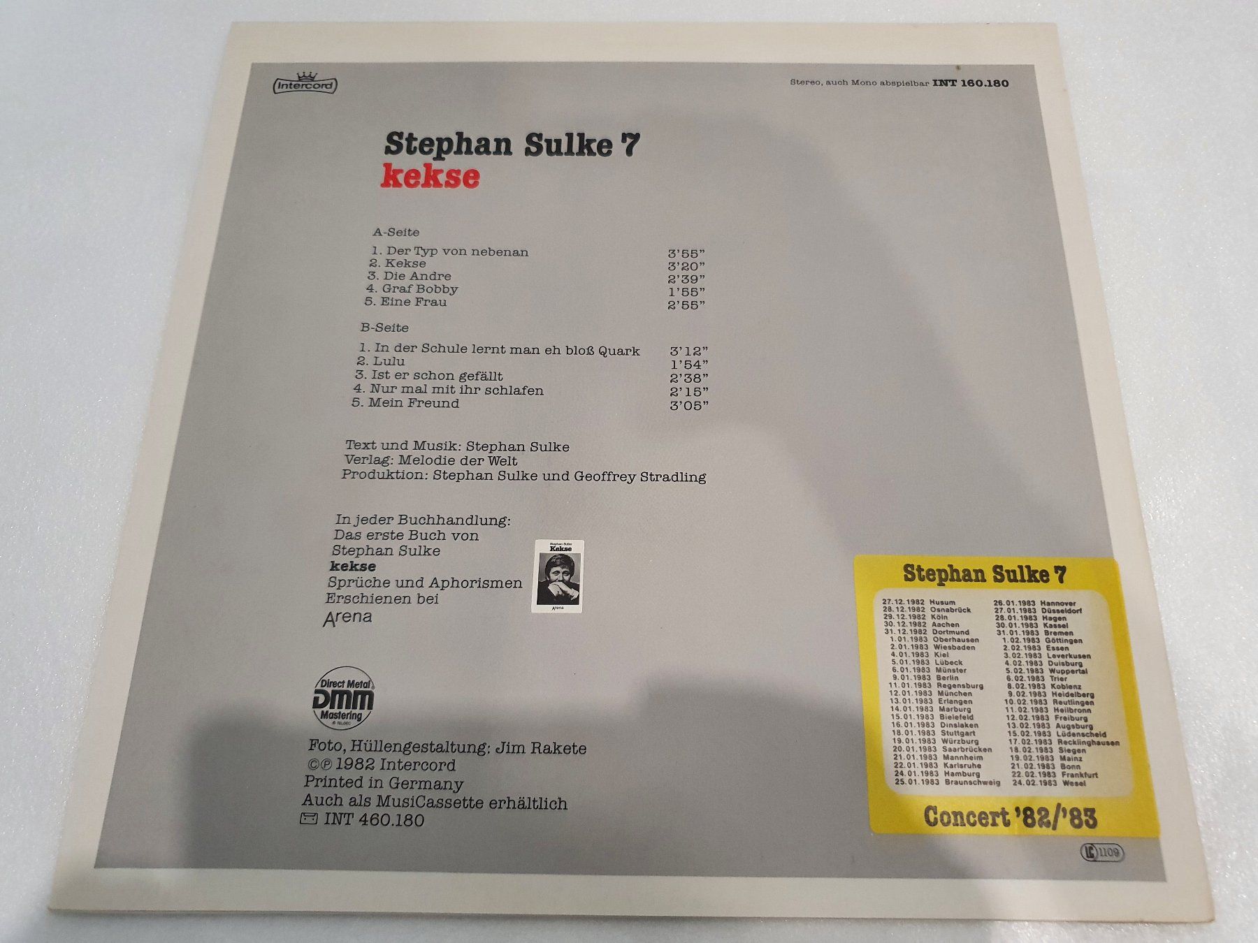 Dischi in vinile: Stephan Sulke – Stephan Sulke 7 - Kekse – Usato da Uster venduto da Vinyl-Leidenschaft 1