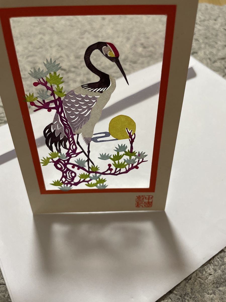 Grafica & Litografie: Chinesische Scherenschnitte, Kraniche, Geisha, Deko – Usato da Rüfenacht BE venduto da Edinas_shop