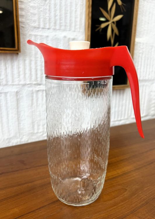Buaic Glaskrug Mit Edelstahl-Deckel, 2,5 Liter, Borosilikatglas - Hitzebeständig, Für Kalte/heiße Getränke