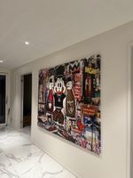 XXL Popart Leinwand Bild