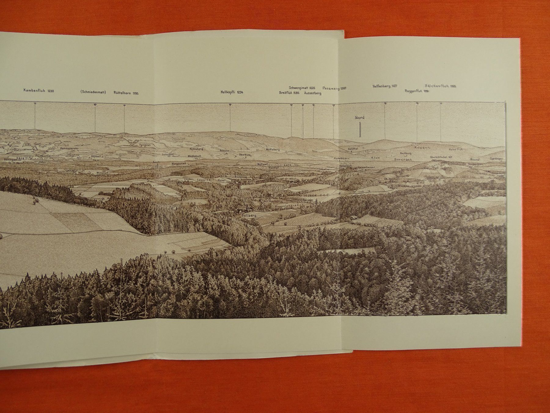 Cartes géographiques & atlas: PANORAMA VOM HEILIGENLAND HUBEL – D'occasion à Grüningen par Kartensammler 8