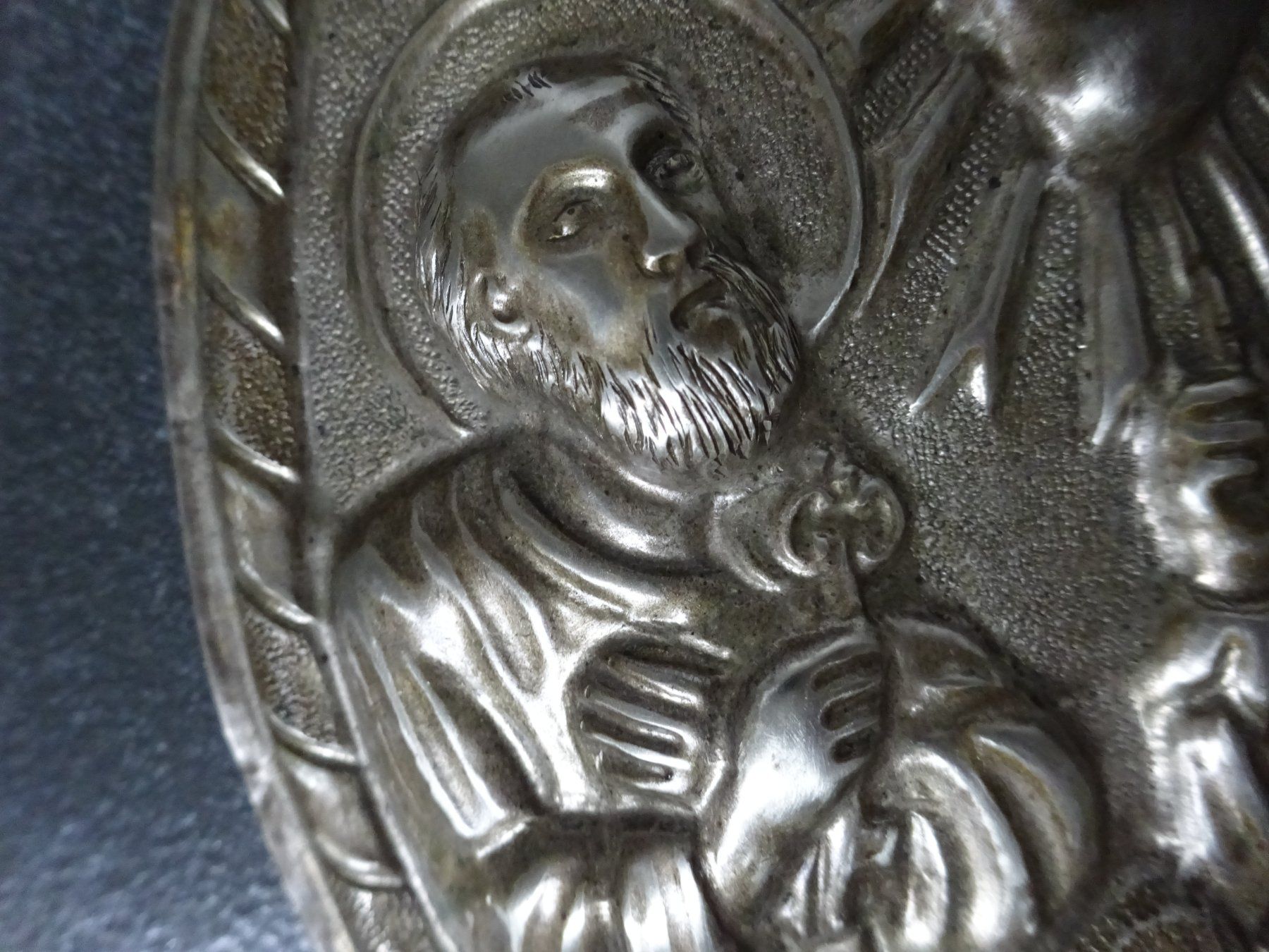 Skulpturen & Statuen: Votivblech Reliquie Ikone  / St. Peter  + Paul – Gebraucht aus Oetwil am See von Golfsud 1