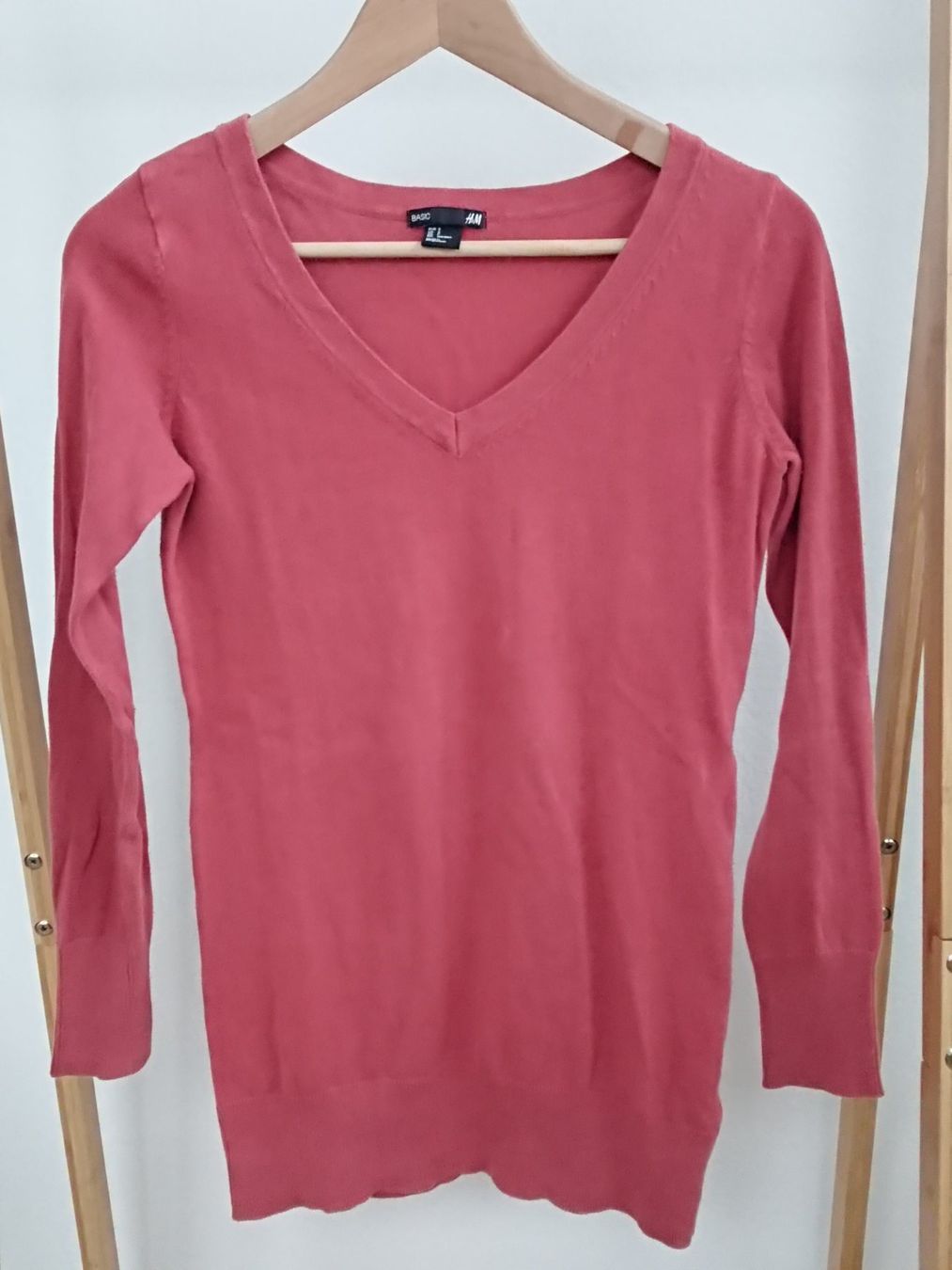 H&M Maglioni & Felpe: Damen Basic Pullover H&M Gr. S Koralle – Usato da Hallau venduto da CHACLA