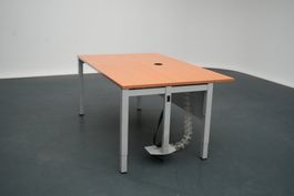 Bürotisch Holz/Metall