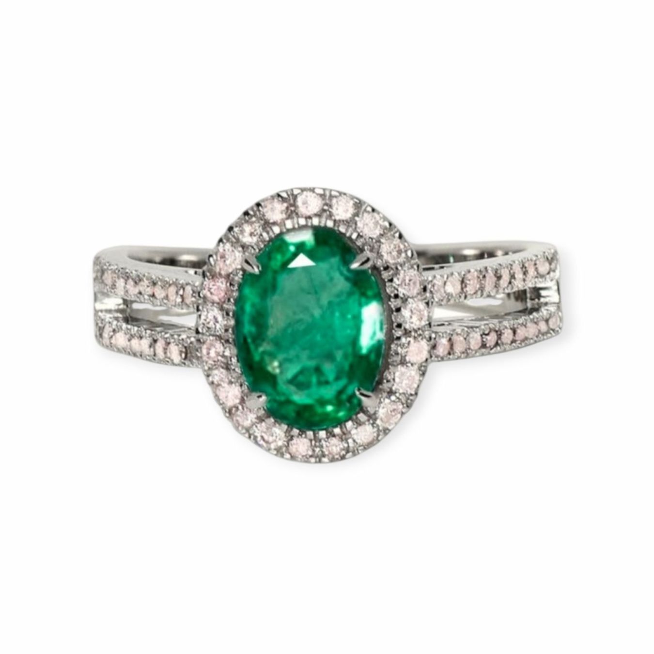Anelli: Smaragd-Ring 14k Weissgold 1,30ct – Nuovo e nell'imballaggio originale da Illnau venduto da Juwelier_Mahler_GmbH