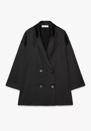Zara Sommer Hose & Blazer Set, Schwarz, Grösse L