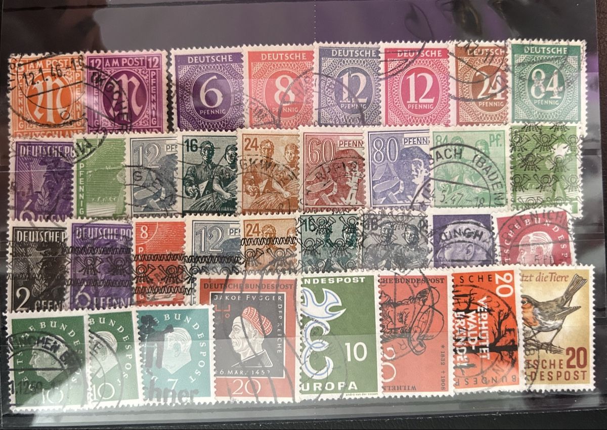 Alle Briefmarken: Kleine Sammlung Deutschland II – Gebraucht aus Bern von mon_622y 2