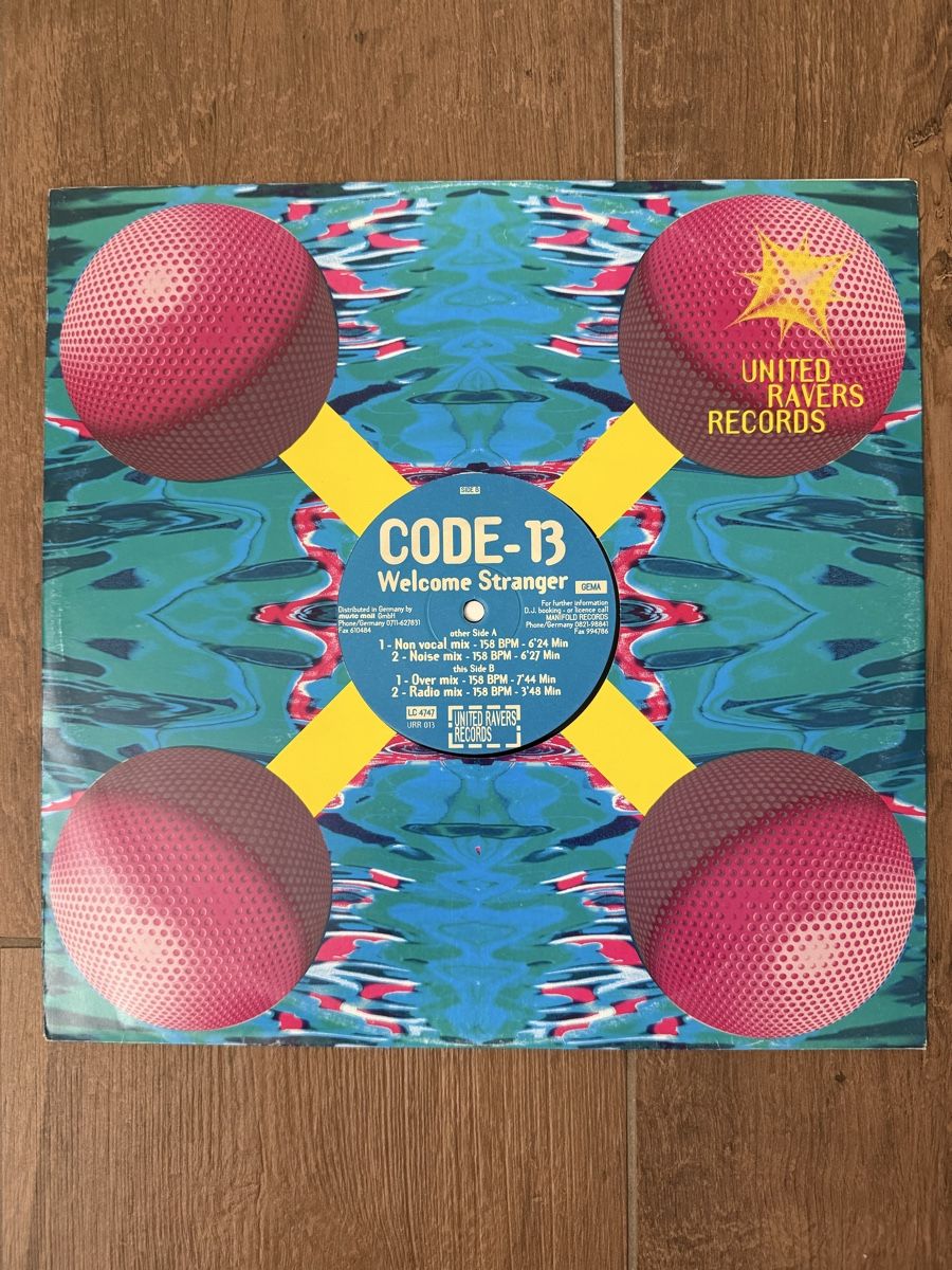 Dischi in vinile: Code 13 - Welcome Stranger (Hardtrance) – Usato da Grafstal venduto da cacau25 1
