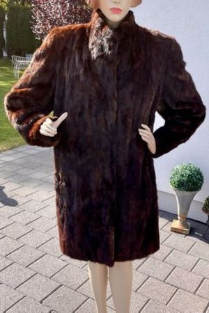 Manteau femme en fourrure de vison 42-44