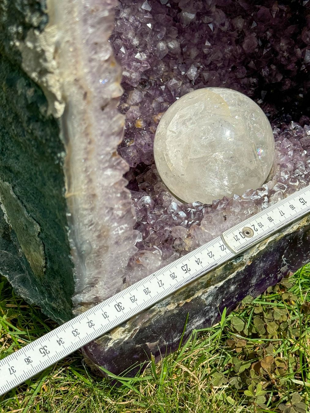 Stagni & Fontane ornamentali: Grosser Amethyst Drusen Brunnen – Usato da Stein AG venduto da choroazon 2