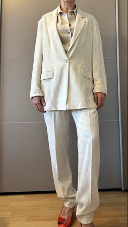 Costume de luxe 2 pièces Gérard Darel beige T36/38 neuf 