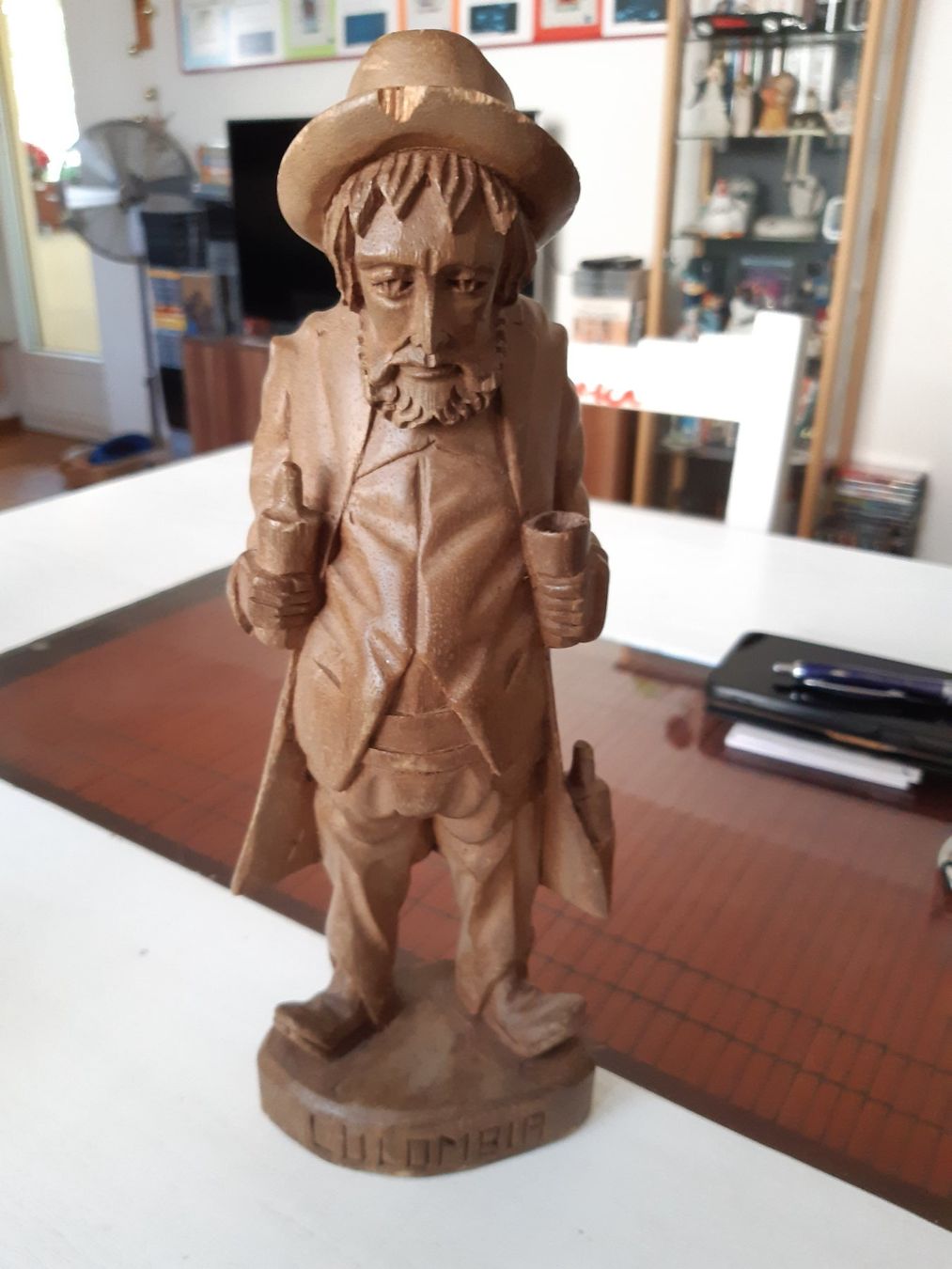 Figuren: Holzfigur - Der Säufer – Gebraucht aus Domat-Ems von nugipuff
