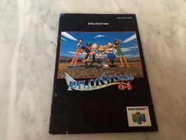 ANLEITUNG FÜR PILOTWINGS NINTENDO 64