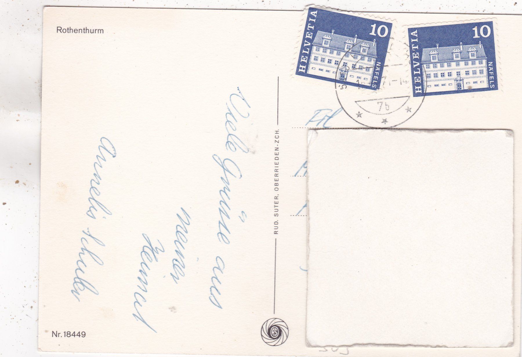 Cartes postales: Rothenthurm – D'occasion à Herisau par Lisegrat2008 1