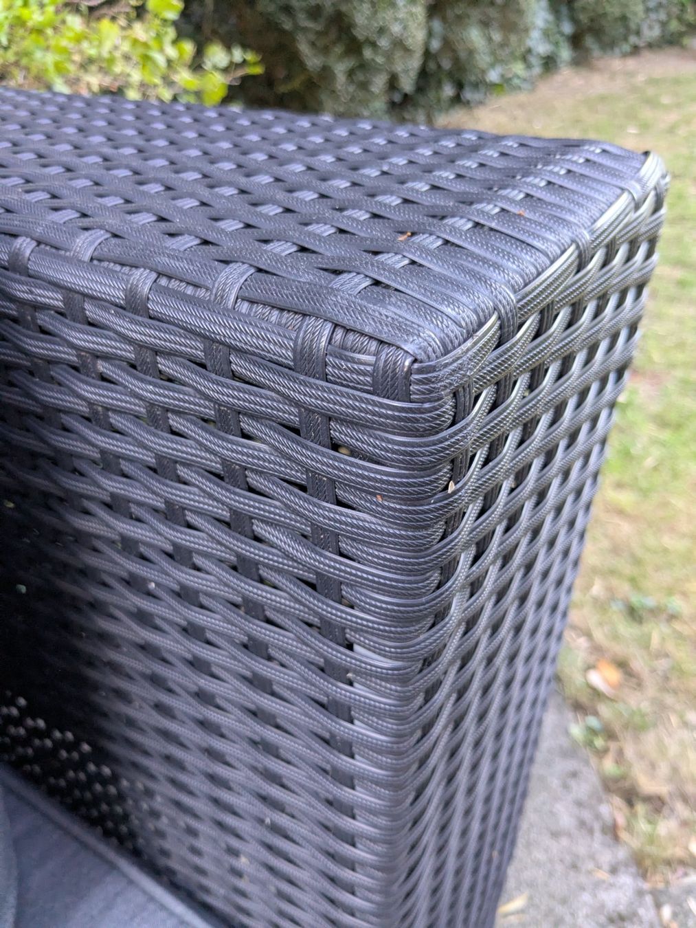 Divani: Gartenlounge Rattanoptik anthrazit mit Polstern – Usato da Zürich venduto da Uebermittler 3
