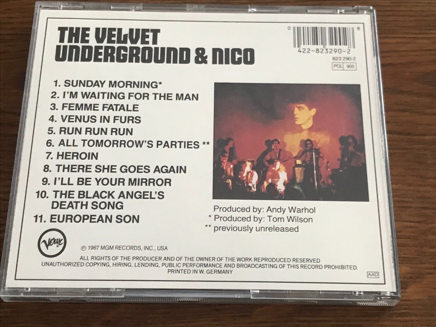 CDs: VELVET UNDERGROUND & NICO - Same - CD – Gebraucht aus Buchs AG von Archie 2