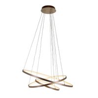 Hängeleuchte Ringe gold dimmbar 2700 Kelvin LED 90 Watt NEU
