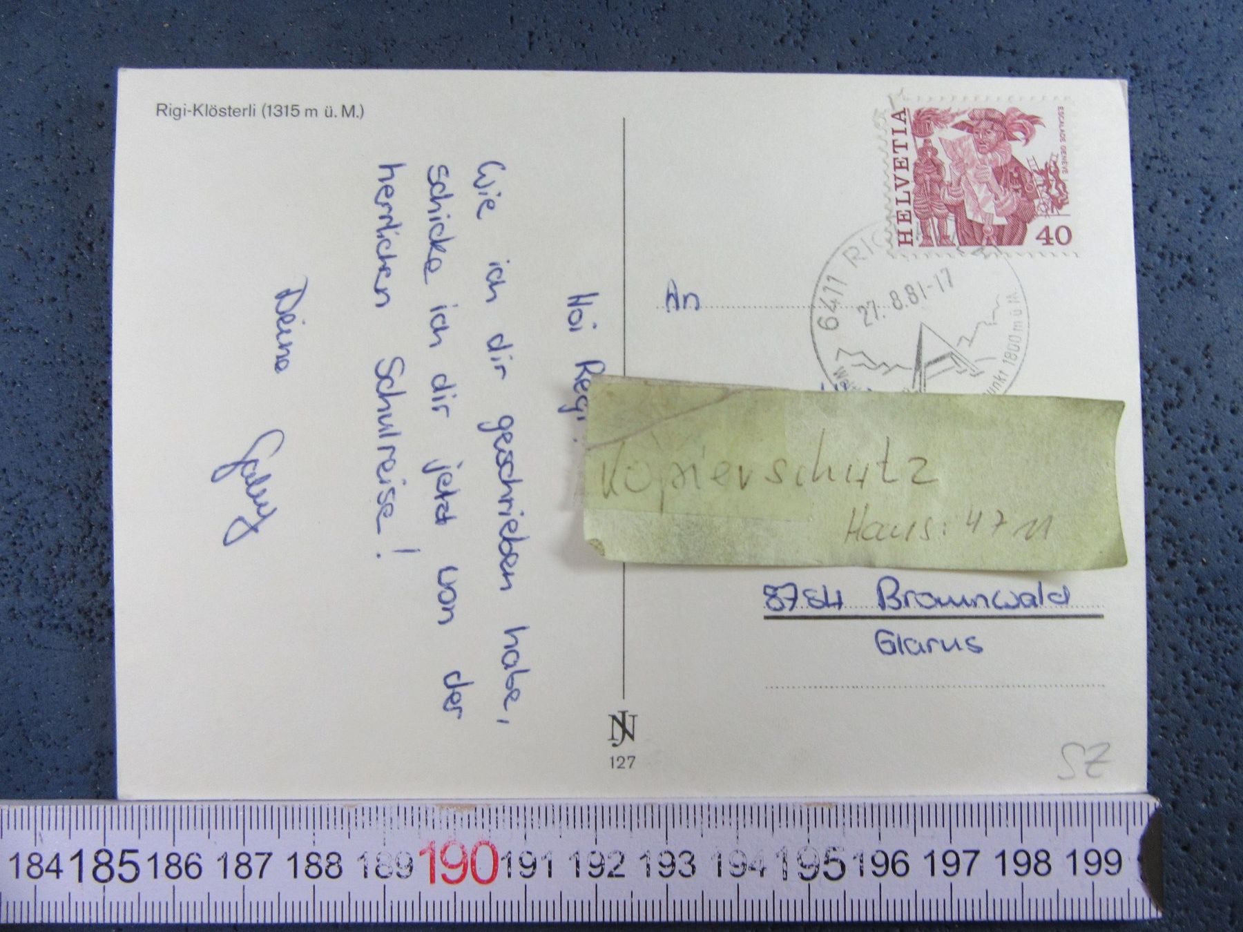 Cartes postales: RIGI KLÖSTERLI LUFTBILD SZ AK – D'occasion à Ettingen par Hausi4711 1