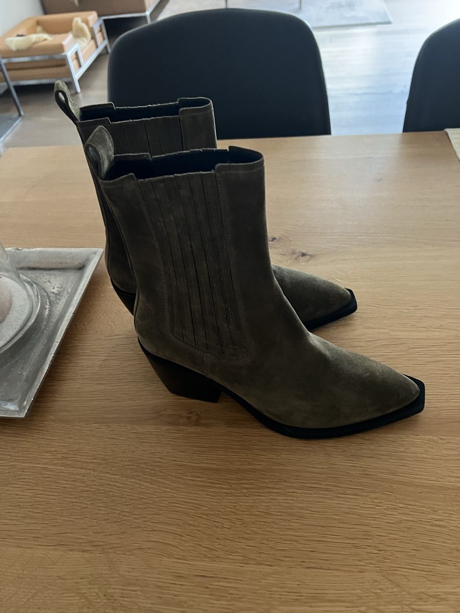 Damenschuhe: Wildleder Stiefeletten neu – Neu (gemäss Beschreibung) aus Döttingen von Steinklopferin 3